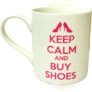 Fun “Keep Calm and Buy Shoes” Mug